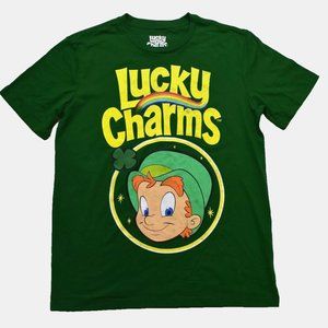 Lucky Charms Mens Lucky Leprechaun Lucky Charms Cereal Shirt New Medium